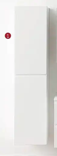 Zelfbouwmarkt BADKAMERMEUBEL TIBO WIT MAT [ 1 ] KOLOMKAST aanbieding