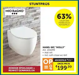 Zelfbouwmarkt HANG-WC HOLLY aanbieding