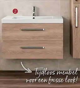 Zelfbouwmarkt BADKAMERMEUBEL BISON [ 2 ] WASTAFELKAST aanbieding
