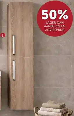 Zelfbouwmarkt BADKAMERMEUBEL BISON [ 1 ] KOLOMKAST aanbieding