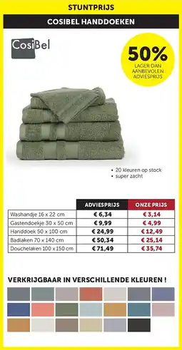 Zelfbouwmarkt STUNTPRIJS Washandje 16 x 22 cm aanbieding