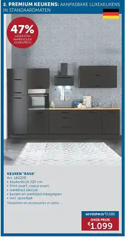 Zelfbouwmarkt KEUKEN RAVA aanbieding