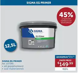 Zelfbouwmarkt SIGMA EG PRIMER aanbieding
