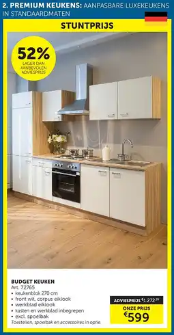 Zelfbouwmarkt BUDGET KEUKEN aanbieding