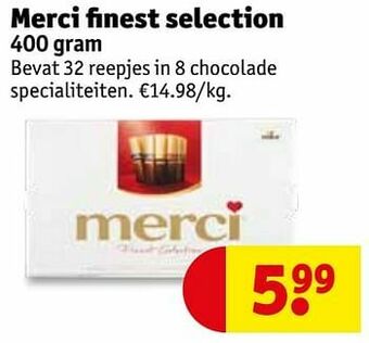 Kruidvat Merci finest selection aanbieding