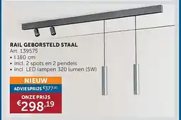 Zelfbouwmarkt RAIL GEBORSTELD STAAL aanbieding
