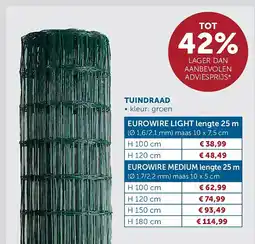 Zelfbouwmarkt TUINDRAAD aanbieding