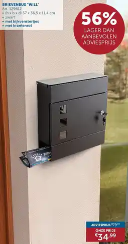Zelfbouwmarkt BRIEVEN BUS WILL aanbieding