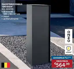 Zelfbouwmarkt PAKKETBRIEVENBUS ENTRADA aanbieding