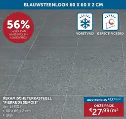 Zelfbouwmarkt KERAMISCHE TERRASTEGEL PIERRE DE SEMOIS aanbieding