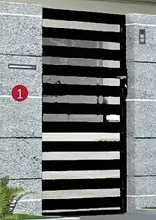 Zelfbouwmarkt STALEN DRAAIPOORT LYON aanbieding