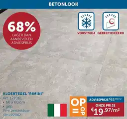Zelfbouwmarkt VLOERTEGEL RIMINI aanbieding