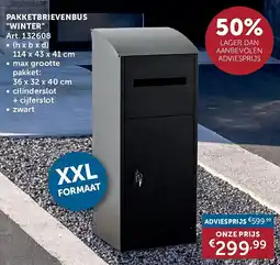 Zelfbouwmarkt PAKKETBRIEVENBUS WINTER aanbieding