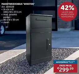 Zelfbouwmarkt PAKKET BRIEVENBUS WINSTON aanbieding