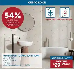 Zelfbouwmarkt VLOERTEGEL CEPPO SOFTSTONE aanbieding