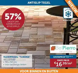 Zelfbouwmarkt VLOERTEGEL TUNDRA aanbieding