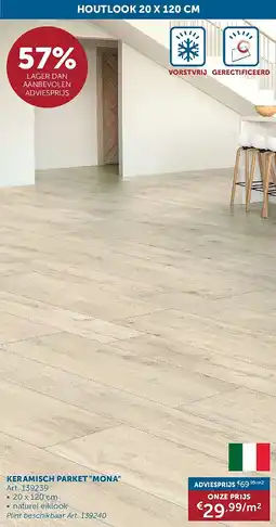 Zelfbouwmarkt KERAMISCH PARKET MONA aanbieding