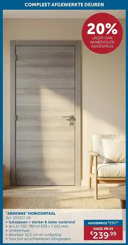 Zelfbouwmarkt ARDENNE HORIZONTAAL aanbieding