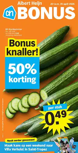 Albert Heijn AH Komkommer aanbieding