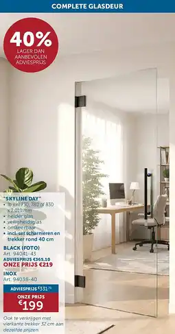 Zelfbouwmarkt SKYLINE DAY aanbieding