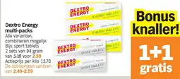 Albert Heijn Dextro Energy multi-packs aanbieding