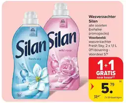 Carrefour Wasverzachter Silan aanbieding