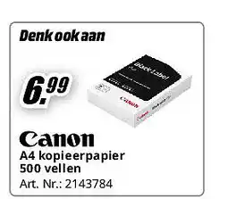 MediaMarkt Canon A4 kopieerpapier 500 vellen aanbieding
