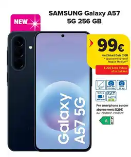 Carrefour SAMSUNG Galaxy A57 5G 256 GB aanbieding