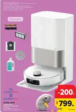 Carrefour Robotstofzuiger X50 Ultra Complete White aanbieding