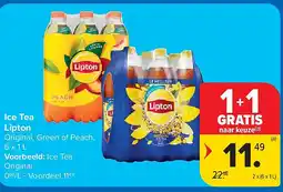 Carrefour Ice Tea Lipton aanbieding
