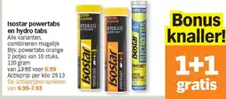 Albert Heijn Isostar powertabs en hydro tabs aanbieding