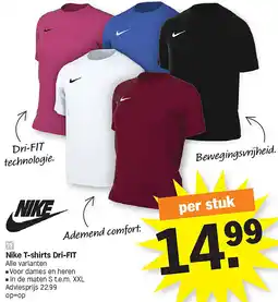 Albert Heijn Nike T-shirts Dri-FIT aanbieding