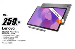 MediaMarkt Lenovo Idea Tab Plus + Pen Android-tablet aanbieding