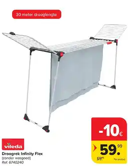 Carrefour Droogrek Infi nity Flex aanbieding