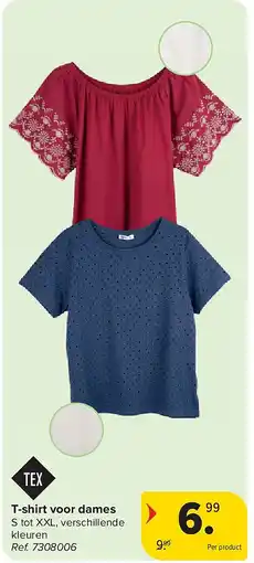 Carrefour T-shirt voor dames aanbieding