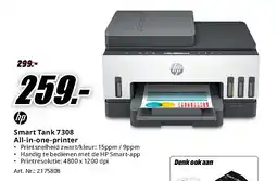 MediaMarkt Hp Smart Tank 7308 All-in-one-printer aanbieding