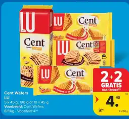 Carrefour Cent Wafers LU aanbieding
