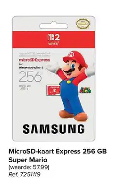 Carrefour MicroSD-kaart Express 256 GB Super Mario aanbieding