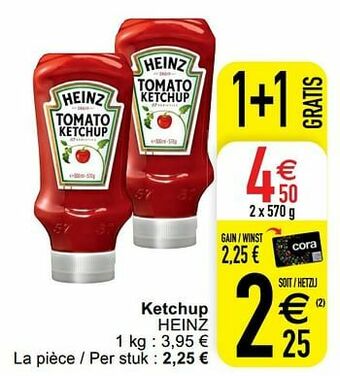 Cora Ketchup heinz aanbieding