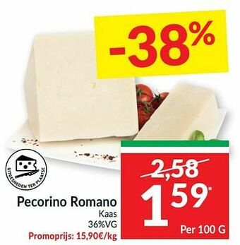Intermarché Pecorino romano kaas aanbieding