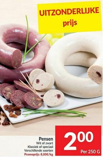 Intermarché Pensen wit of zwart klassiek of speciaal aanbieding