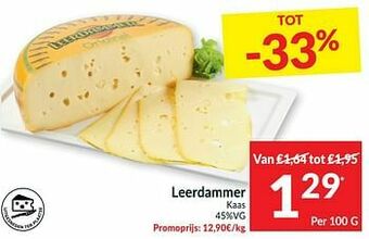 Intermarché Leerdammer kaas aanbieding