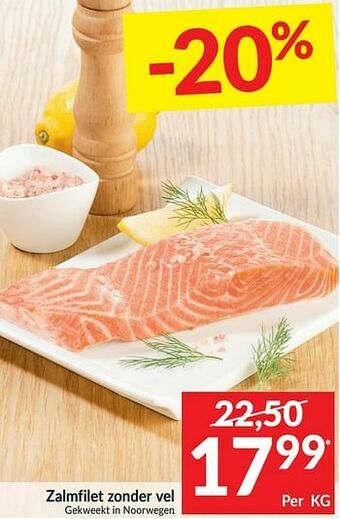 Intermarché Zalmfilet zonder vel aanbieding