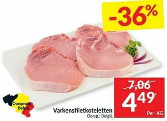 Intermarché Varkensfiletkoteletten aanbieding