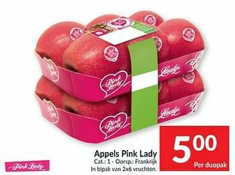 Intermarché Appels pink lady aanbieding