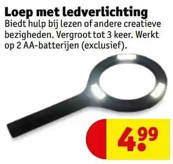 Kruidvat Loep met ledverlichting aanbieding