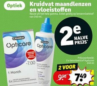 Kruidvat Lensvloeistof hyaluron aanbieding