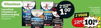 Kruidvat Vitamine c1000 vegan aanbieding