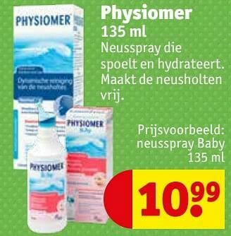 Kruidvat Neusspray baby aanbieding