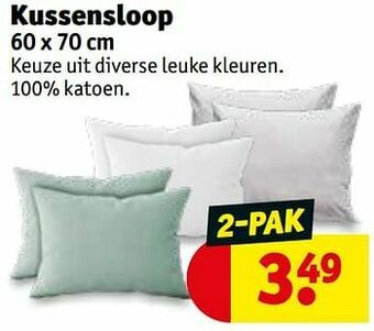 Kruidvat Kussensloop aanbieding